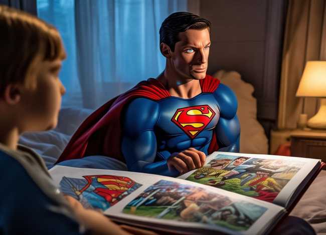 睡前故事超人的故事哦、关于超人的睡前故事