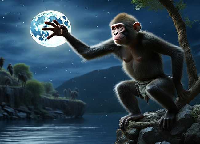 猴子捞月亮故事(猴子捞月亮的故事语音播放) 猴子捞月亮故事(猴子捞月亮的故事语音播放)