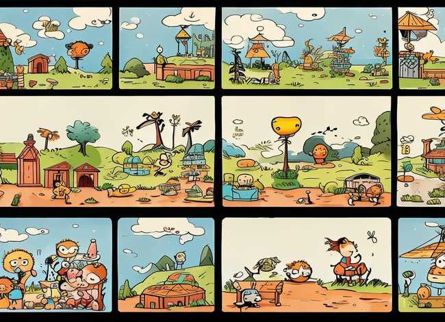 简笔画画故事 连环画 简笔连环画 小故事