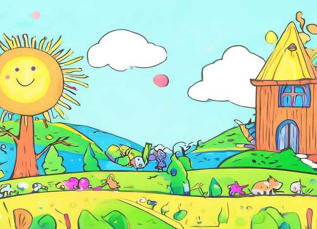 儿童简笔画故事创编 简笔画故事创编四幅图