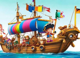 儿童海盗船船长、儿童海盗船船长图片