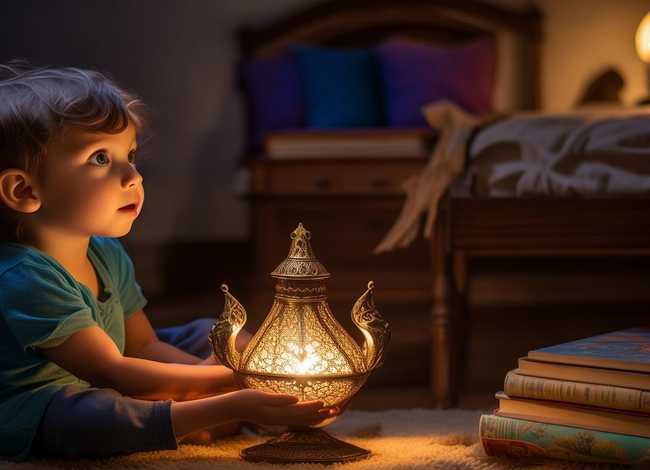 儿童故事神灯阿拉丁、阿拉丁神灯幼儿睡前故事
