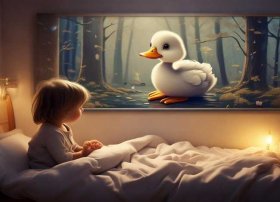 小儿故事睡前故事丑小鸭（幼儿睡前丑小鸭故事）