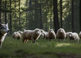 关于羊和狼的故事，关于羊和狼的故事简短