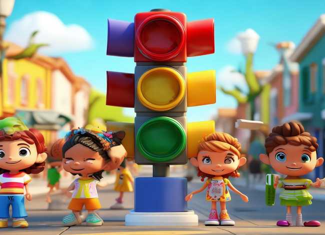 关于红绿灯的幼儿故事动画；关于红绿灯的幼儿故事动画视频