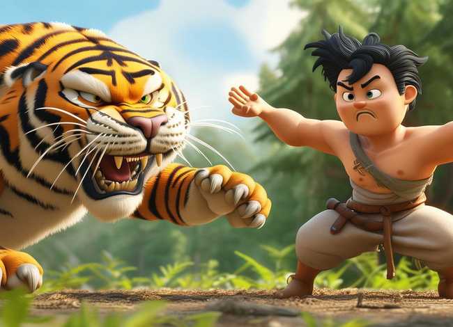 少儿版武松打虎的故事；少儿版武松打虎的故事视频