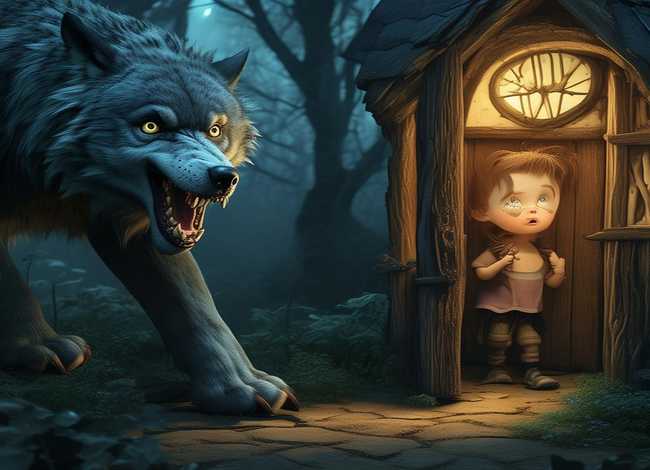 狼敲门的儿童故事(大灰狼敲门儿童故事) 狼敲门的儿童故事(大灰狼敲门儿童故事)