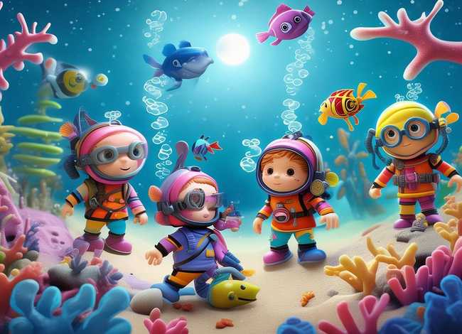 儿童故事3-6岁海底小纵队完整版，幼儿睡前故事语音海底小纵队