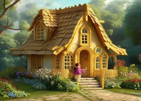 儿童故事金色的房子赏析、金色的房子故事道理