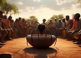 蜘蛛的故事非洲民间故事；蜘蛛的故事非洲民间故事精选