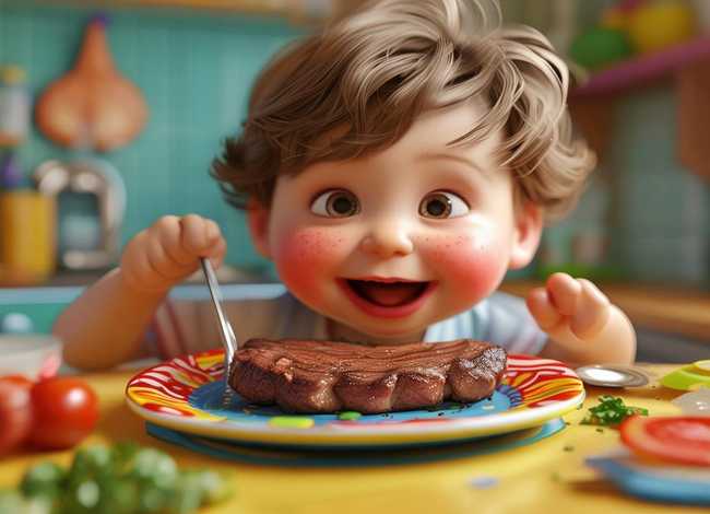 吃肉的小朋友；吃肉的小朋友更容易生病吗