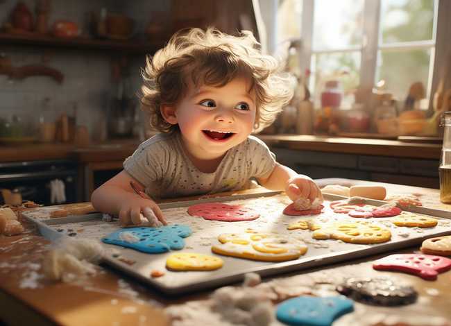 小孩有趣画饼故事（小孩有趣画饼故事简短）