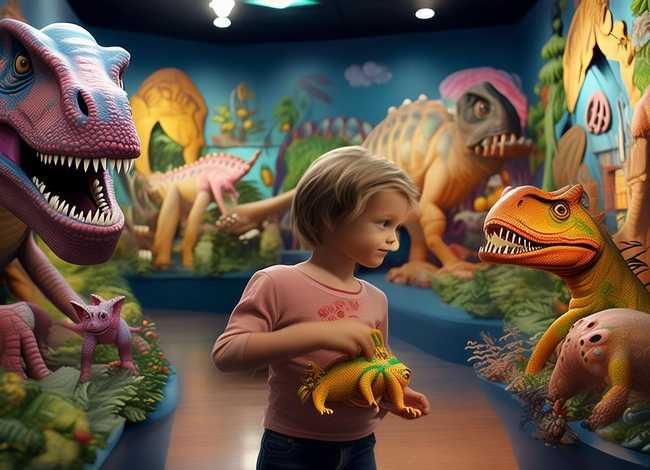 儿童故事恐龙博物馆，恐龙博物馆的故事