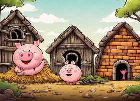 100个趣味儿童故事三只小猪 - 少儿故事三只小猪