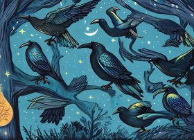 七只乌鸦童话 七只乌鸦童话绘本图片手抄报大全