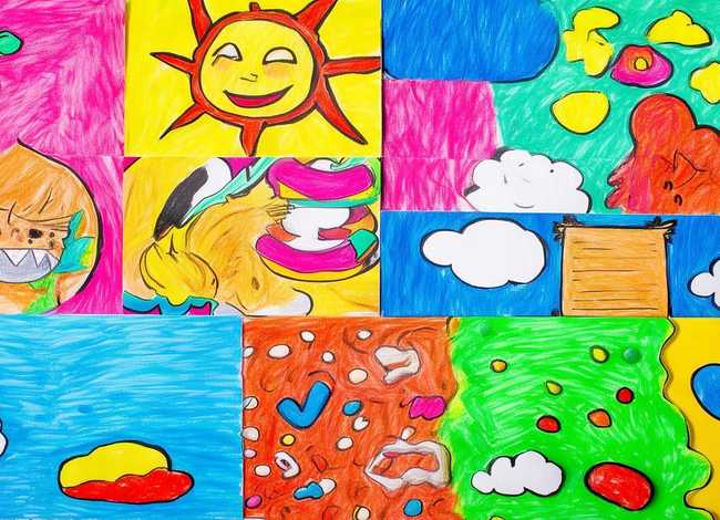 小孩子看的儿童画，小孩子看的儿童画作品