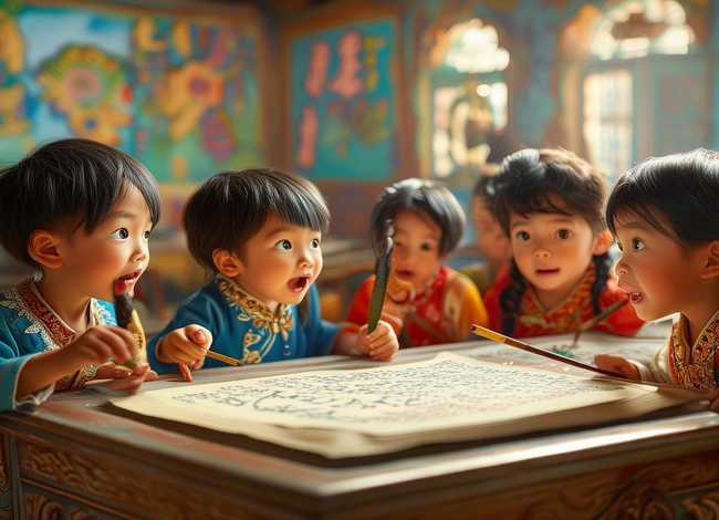 儿童有趣的书法小故事（有趣味的书法小故事）