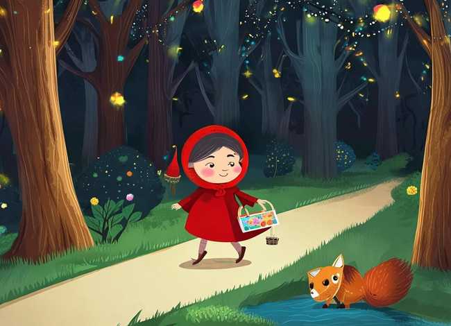 儿童小红帽故事童话、少儿故事小红帽的故事