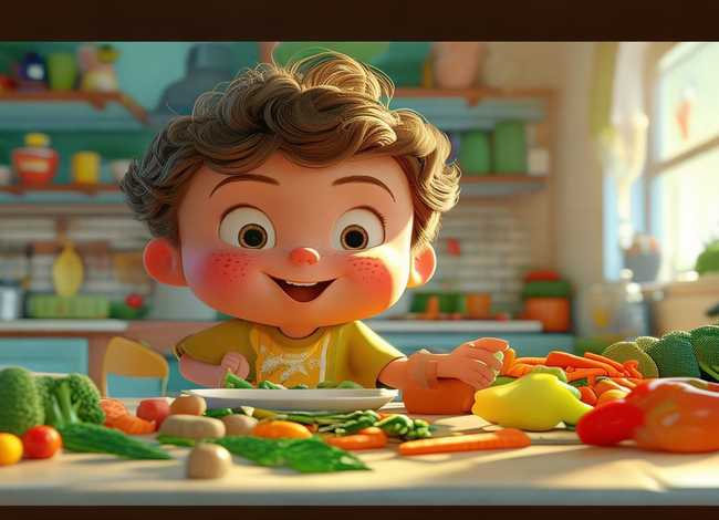 吃蔬菜儿童故事，幼儿吃蔬菜的故事