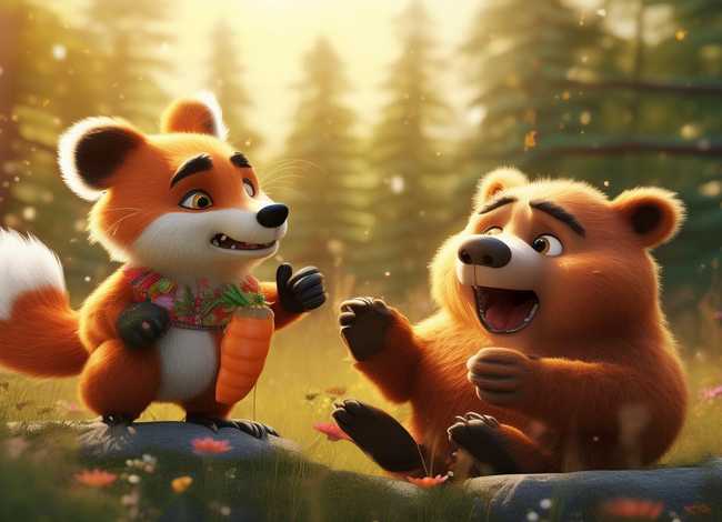 儿童睡前故事狐狸骗了狼（狐狸骗狗熊的幼儿故事）