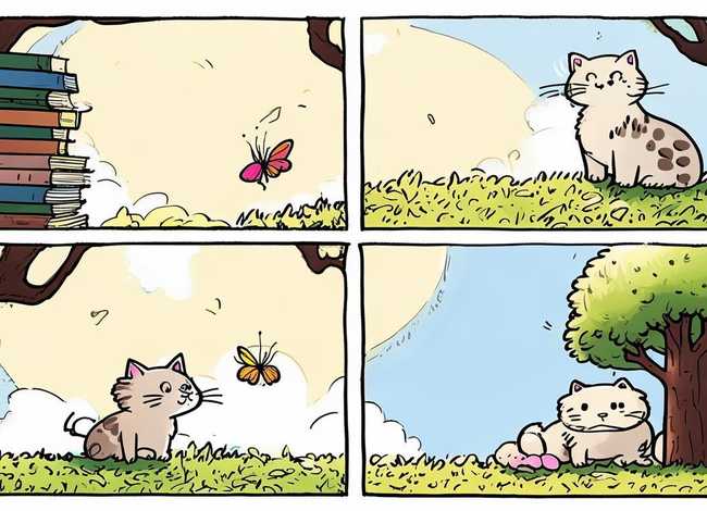 简单的四格连环画故事组图 - 四格连环画小故事图片 简单 简单的四格连环画故事组图 - 四格连环画小故事图片 简单
