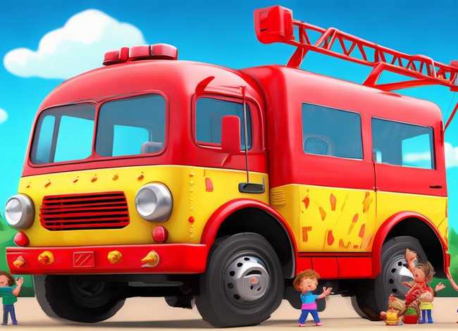 消防车儿童画,消防车儿童画图片 消防车儿童画,消防车儿童画图片