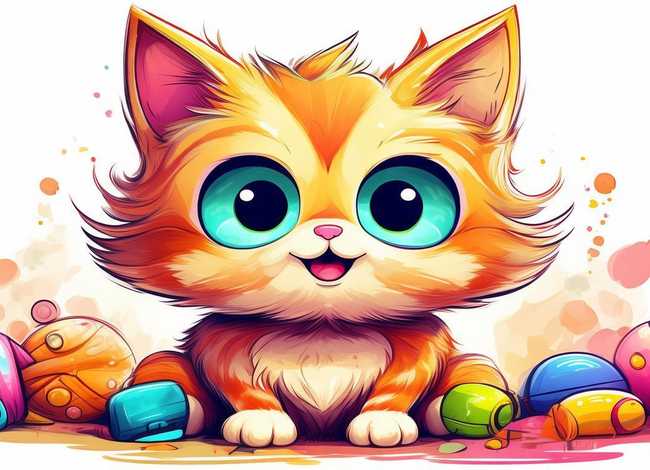 猫咪儿童画 - 猫咪儿童画图片 猫咪儿童画 - 猫咪儿童画图片