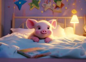 儿童睡前故事小猪的故事 - 小猪的睡前小故事