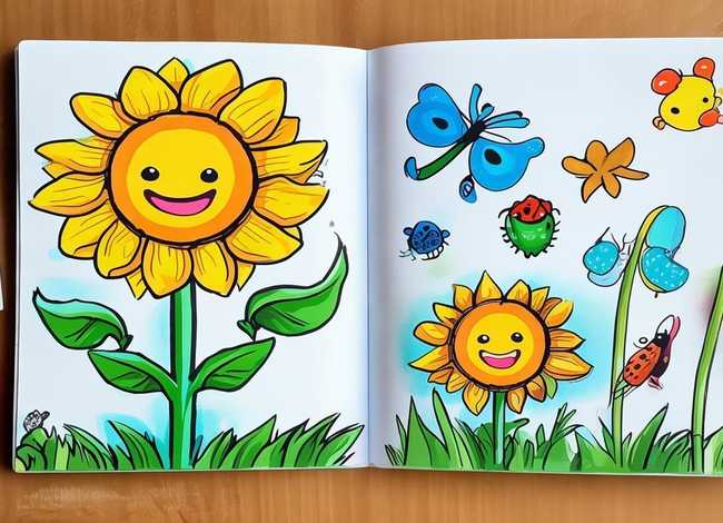 儿童手工绘本制作范本图片，儿童手工绘本制作范本图片简单