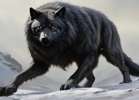 巨狼的图片、安德鲁斯巨狼的图片