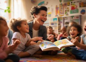 在儿童之家给小孩讲故事 儿童之家对于孩子的帮助