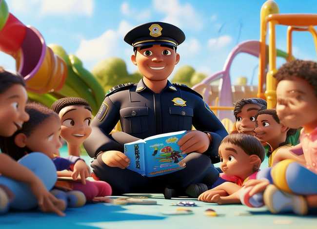 警察儿童故事绘本图片(警察少儿故事) 警察儿童故事绘本图片(警察少儿故事)
