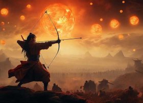 后羿射日的神话故事全文；后羿射日的神话故事全文带拼音