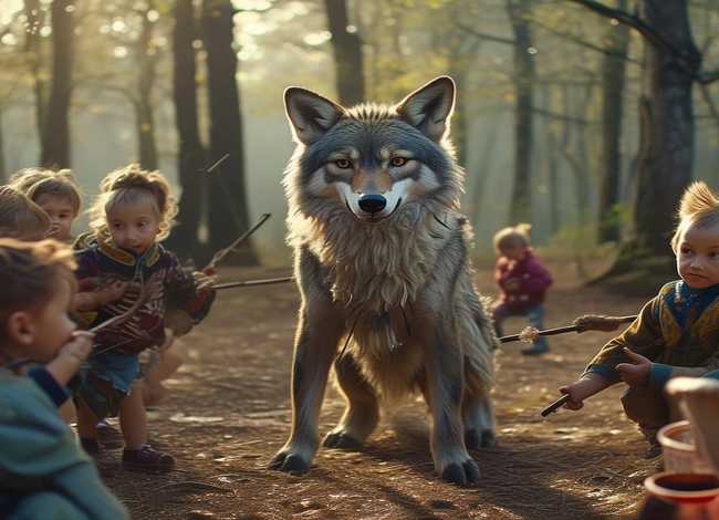 智斗大灰狼幼儿故事 智斗大灰狼幼儿故事简短