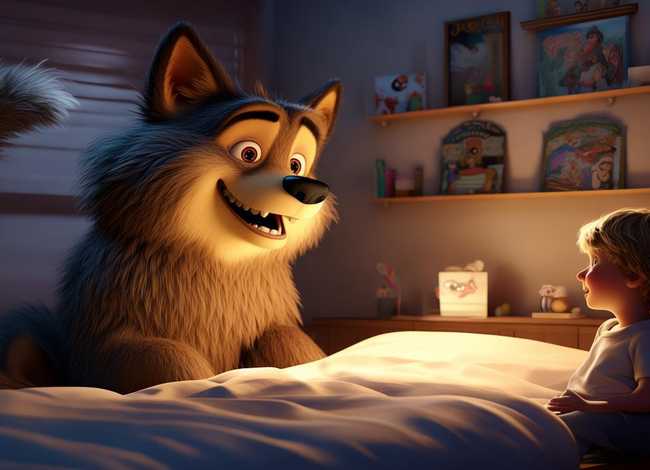 睡前故事大灰狼视频，睡前大灰狼的故事视频