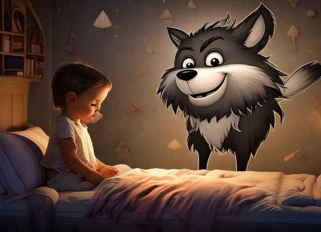 大灰狼故事睡前故事 睡前小故事，大灰狼故事大全 睡前故事小视频