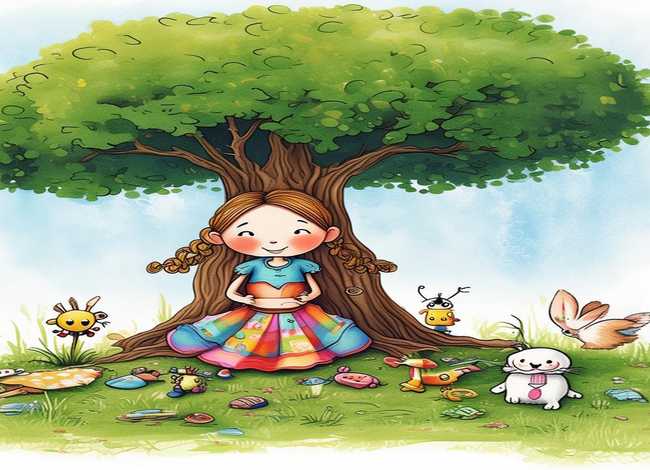 儿童故事画图片4幅简单，儿童故事绘画图片4幅