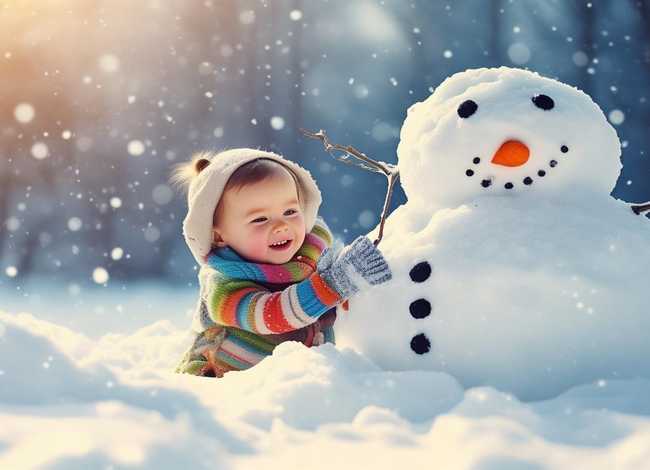 雪孩孑的故事 - 雪孩子的故事原文图片 雪孩孑的故事 - 雪孩子的故事原文图片