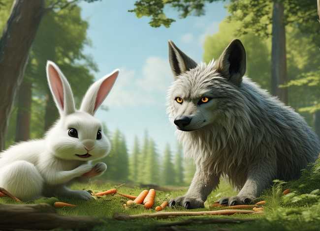 儿童故事大全大灰狼和小白兔长篇，幼儿故事大全小白兔和大灰狼