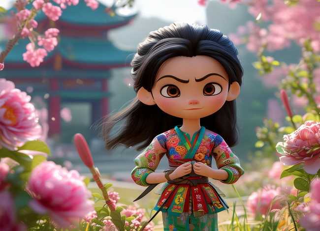 花木兰儿童故事五分钟以内、少儿花木兰的故事