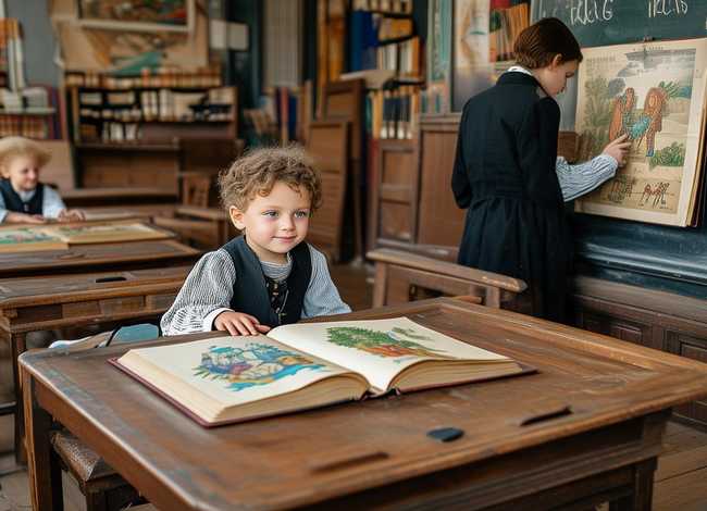 世界上第一本带有插画儿童故事书、世界上第一本带有插图的教科书