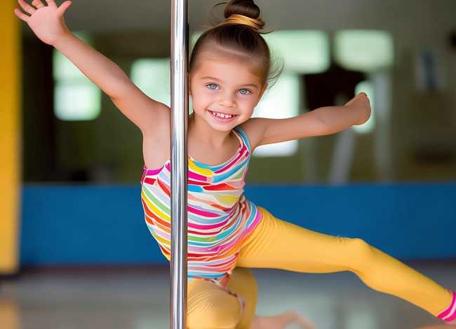 儿童女生钢管舞冠军，钢管舞儿童女孩