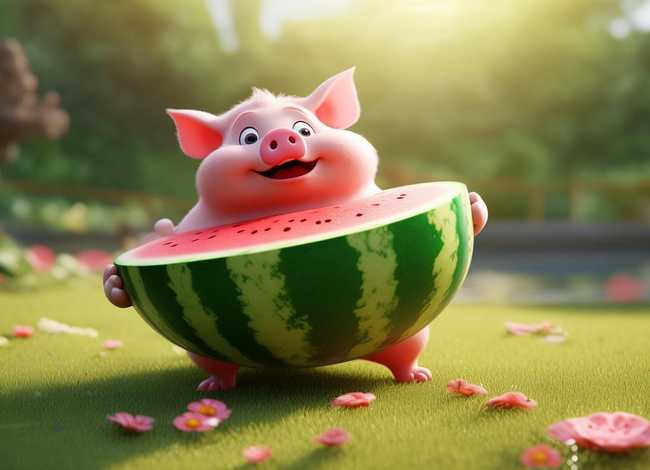 小故事猪八戒吃西瓜；小故事猪八戒吃西瓜视频