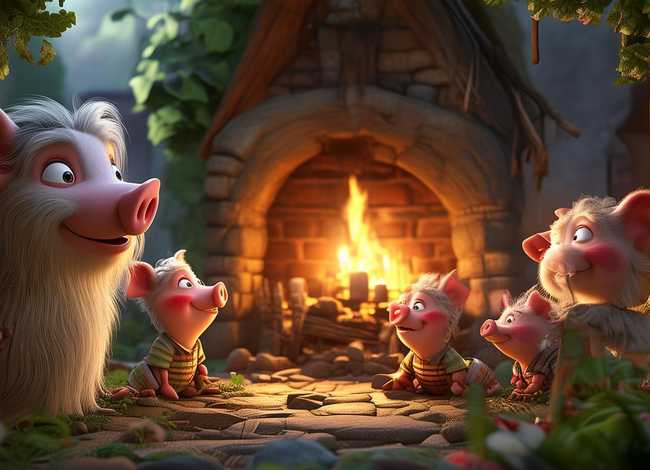 少儿儿童故事大全三只小猪、少儿故事大全 睡前故事三只小猪