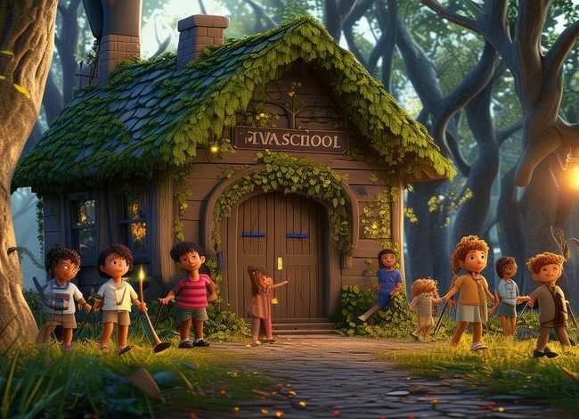 儿童故事魔法学校，儿童奇幻冒险小说 魔法学校