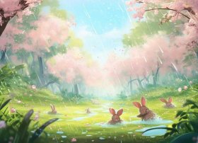 春雨故事绘本，关于春雨的绘本故事