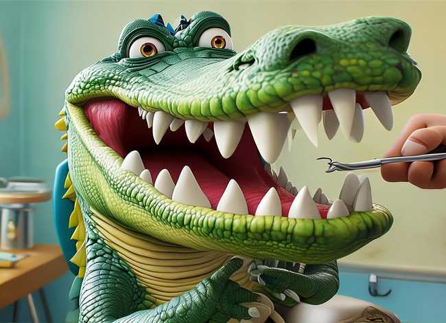 鳄鱼拔牙绘本图片 鳄鱼拔牙绘本图片简单