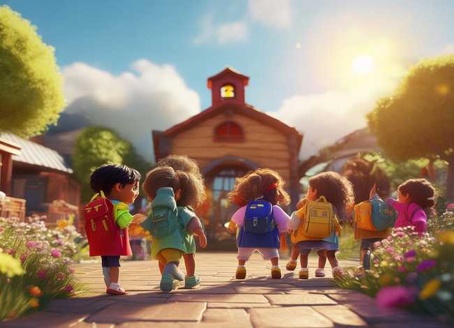 儿童故事短篇儿童上学（幼儿上学校的故事）