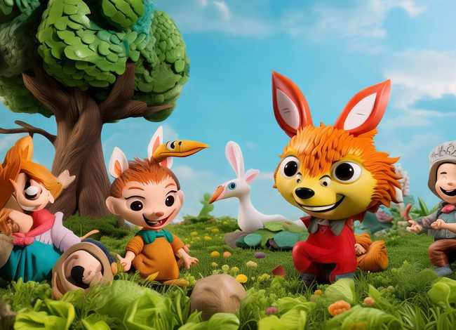 守株待兔的视频故事；守株待兔的视频故事,幼儿园演的