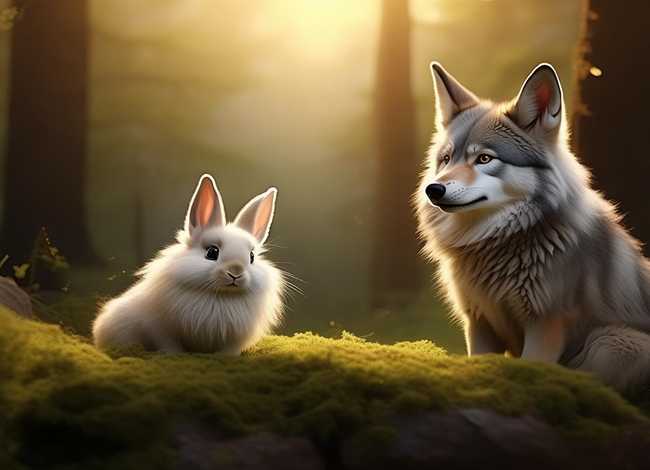 睡前大灰狼小白兔的故事 - 小白兔大灰狼的故事 睡前故事 睡前大灰狼小白兔的故事 - 小白兔大灰狼的故事 睡前故事